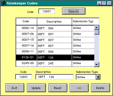 Lookup Screen